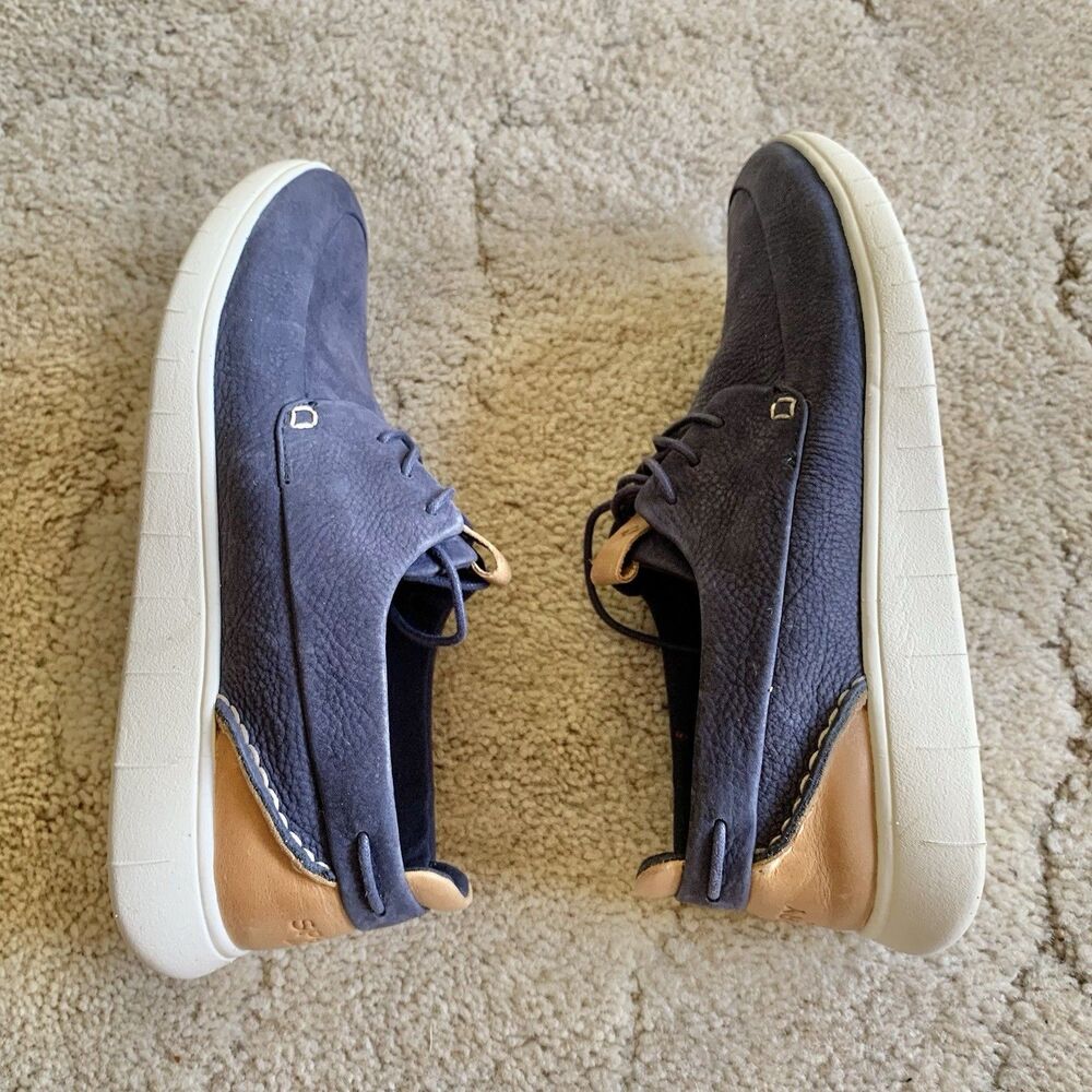 Sperry Women’s Coastal Plushwave Navy Blue Low Top Leather Boat Shoes/Sneakers 8 - Picture 14 of 14